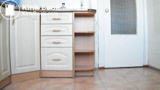 Big lady's big poo in her kitchen, ScatKings.com Scat Porn 5 ScatKings.com Scat Porn