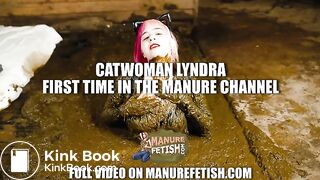 Catwoman Lyndra masturbates in cowshit, ScatKings.com Scat Porn 15 ScatKings.com Scat Porn