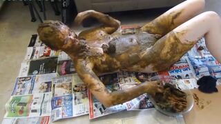 Covered entire body with poop, ScatKings.com Scat Porn 27 ScatKings.com Scat Porn