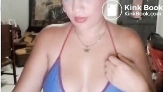 Latin slave slaps her self and gags on dildo, ScatKings.com Scat Porn 8 ScatKings.com Scat Porn