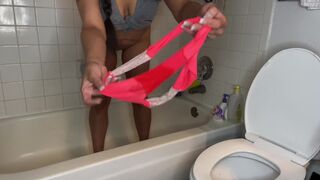 Latina Releasing Shit & Smearing, ScatKings.com Scat Porn 9 ScatKings.com Scat Porn