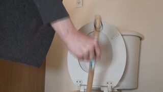 Panty Shit Broken Toilet, ScatKings.com Scat Porn 5 ScatKings.com Scat Porn