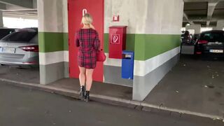 Piss and shit in public garage, ScatKings.com Scat Porn 13 ScatKings.com Scat Porn